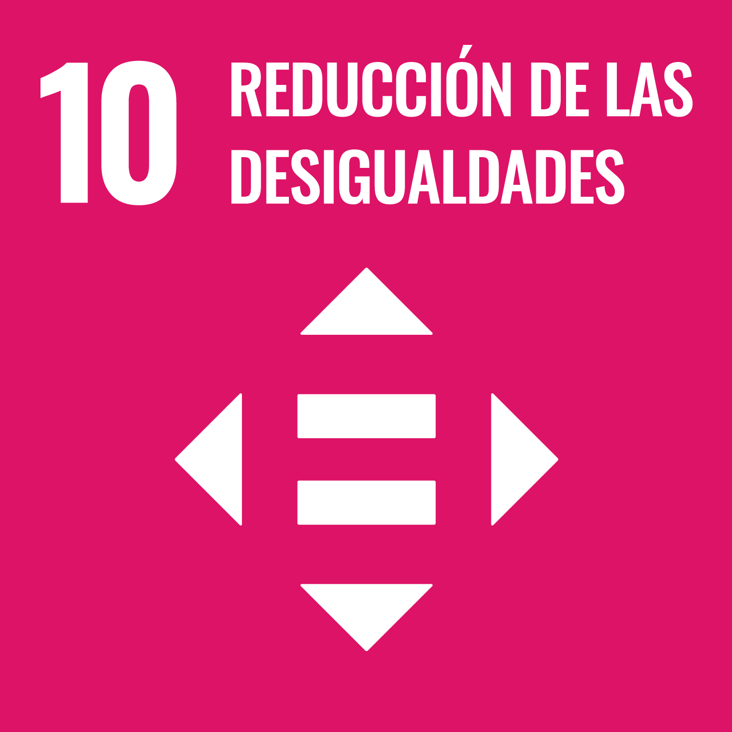Imagen ODS 10 Reducción de las desigualdades