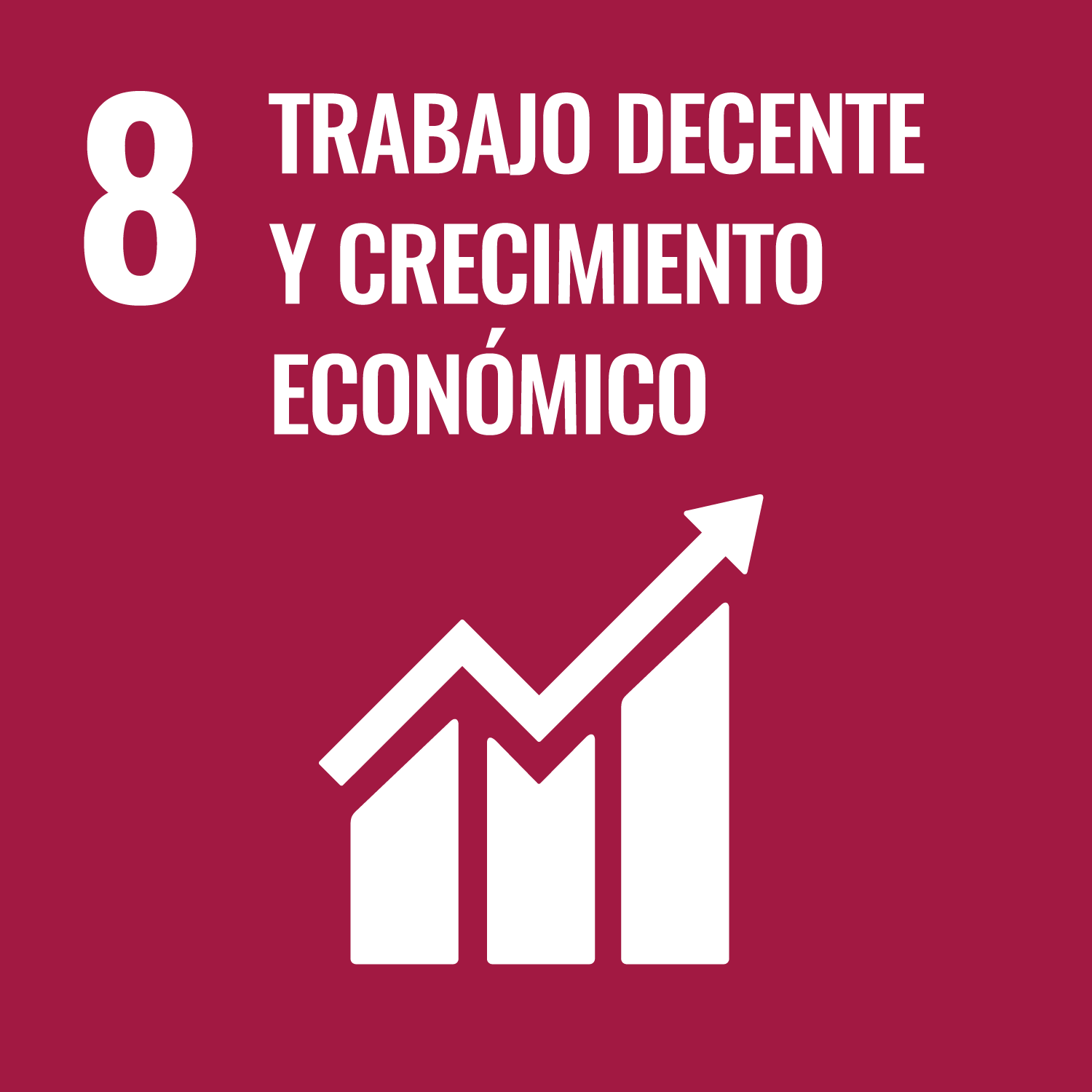Imagen ODS 8 Trabajo decente y crecimiento económico