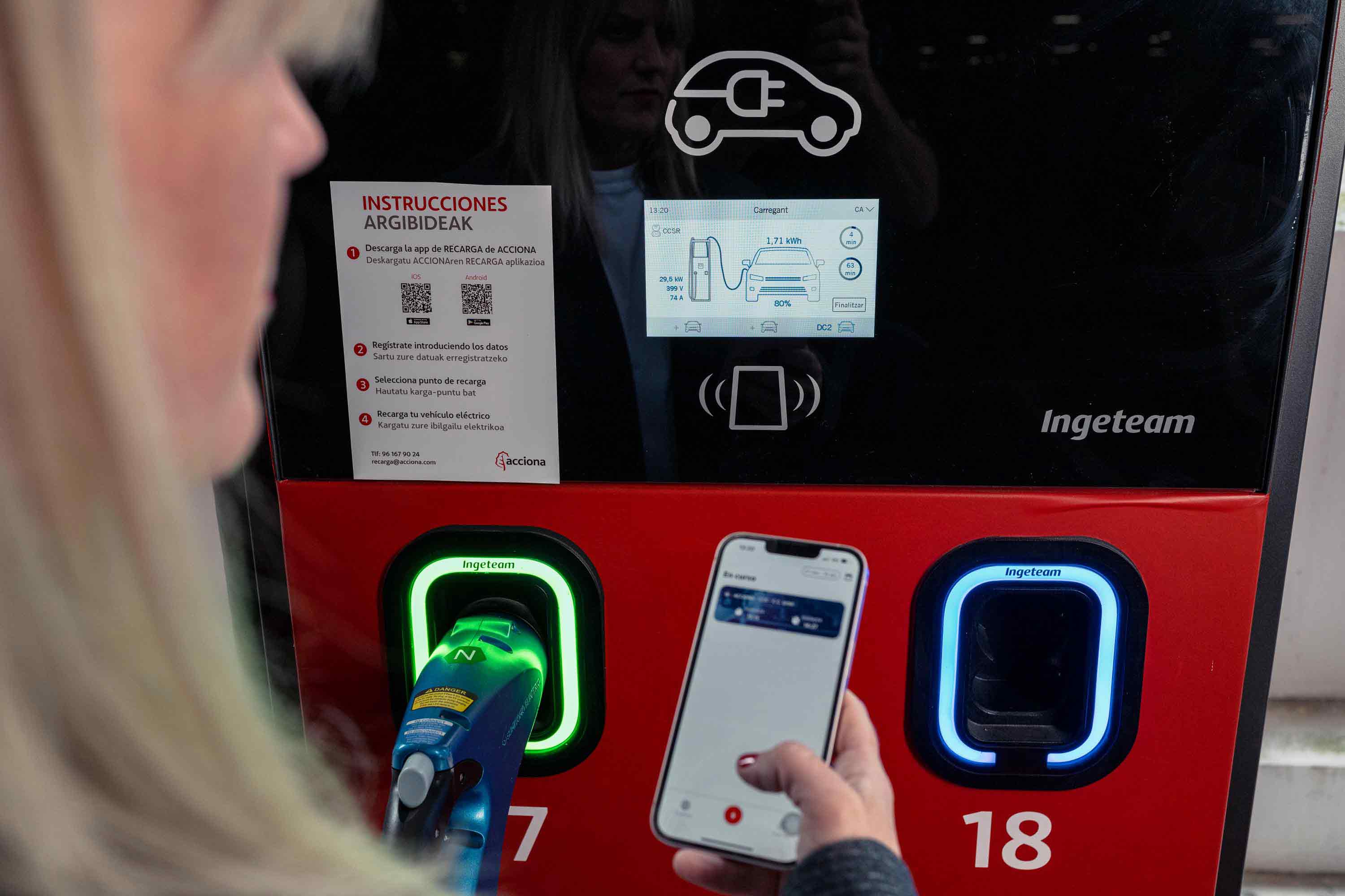App móvil estación de recarga
