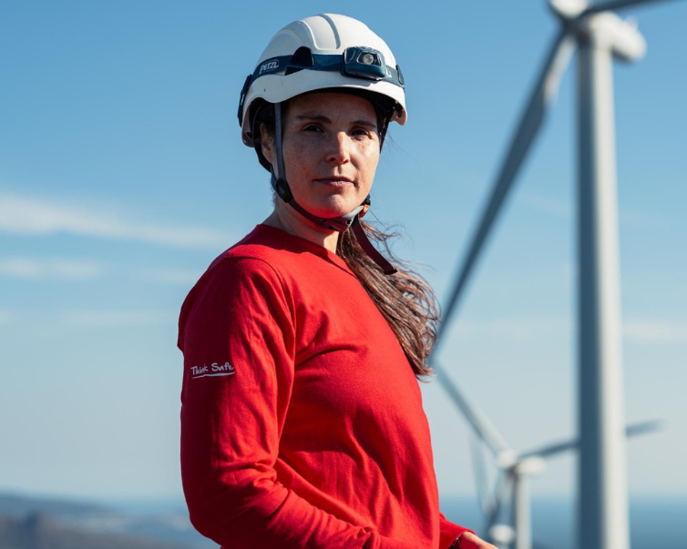 Silvia Blanco Dosil: “When the wind farms started here, many people were able to get jobs right near their homes”
