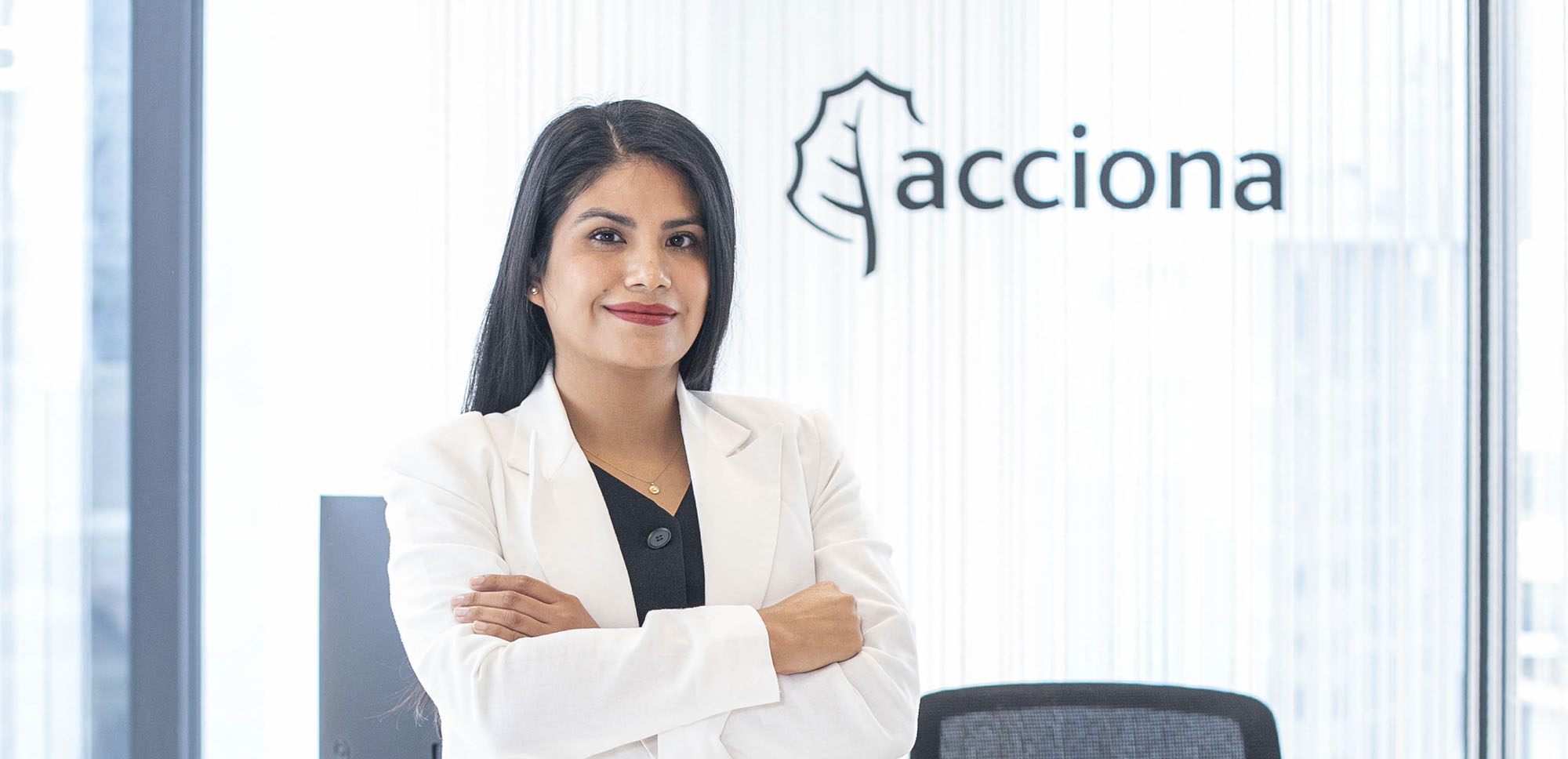 Jem Danaee Valenzuela Jonislla, jefa de Medio Ambiente y Calidad de ACCIONA en Perú