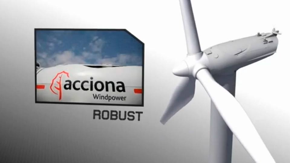 ACCIONA Windpower Wind Turbine AW3000 (2013)